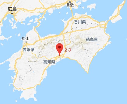 高知県で自毛植毛が受けられるクリニックの地図
